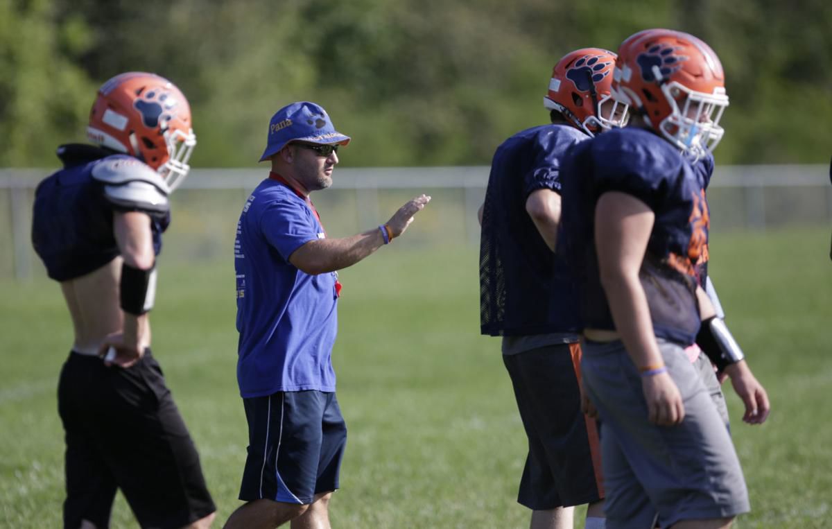 Like a rock: Lane Perry is the bedrock of Pana's offense and defense